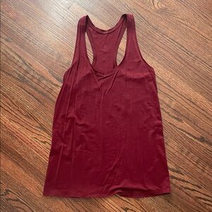 Lululemon Burgundy Tank Top